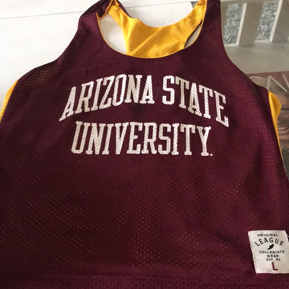 ASU vintage lacrosse jersey. Reversible